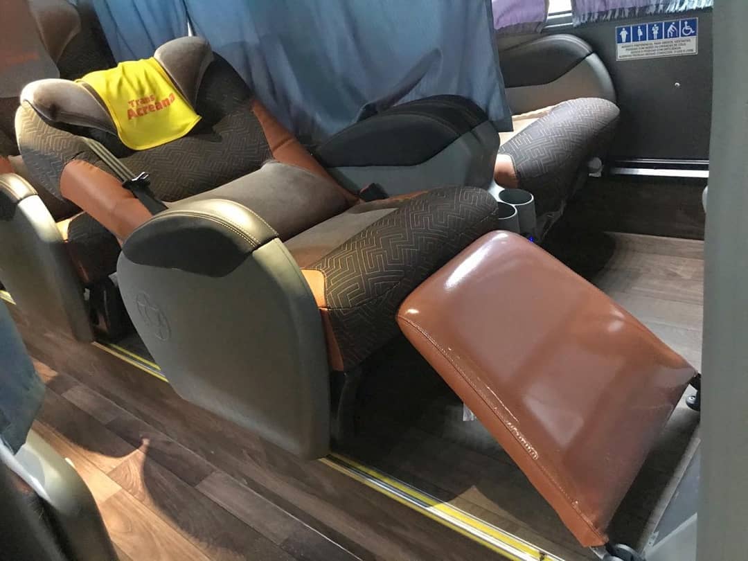 Conforto a bordo dos ônibus da Trans Acreana