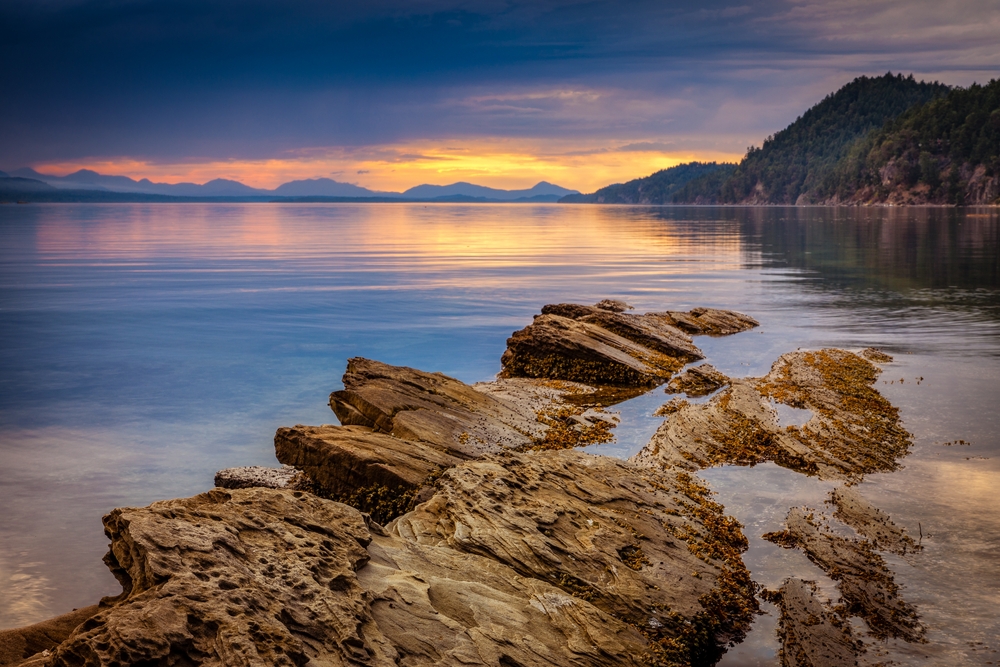 Montague Harbour Provincial Marine Park na Ilha Galiano, no Canadá