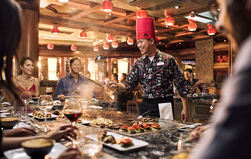 Costa Diadema: Restaurante Teppanyaki