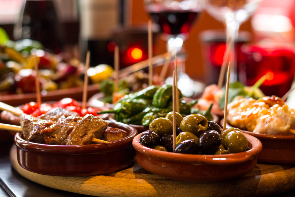 Tapas caseiras na Espanha