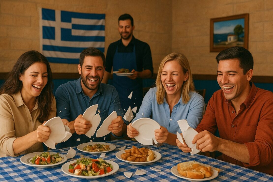 Gastronomia grega atrai turistas com tradição de quebrar pratos