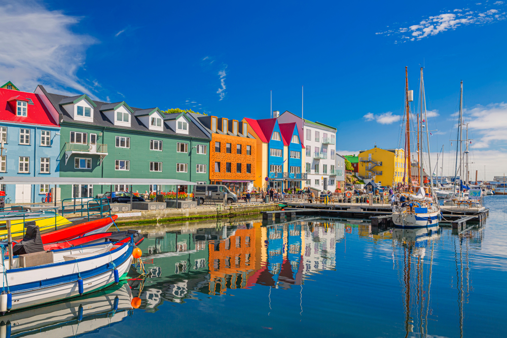Tórshavn, capital das Ilhas Faroe