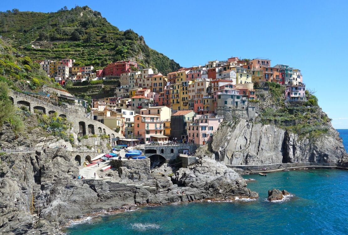Parque Nacional das Cinque Terre na Itália