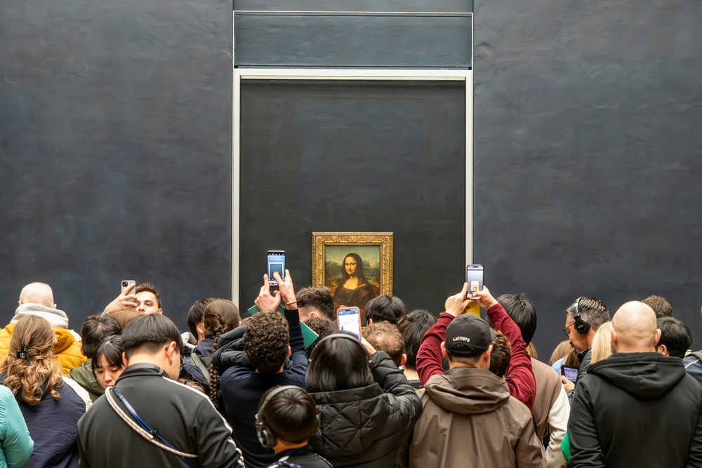 Mona Lisa, obra icônica do Museu do Louvre