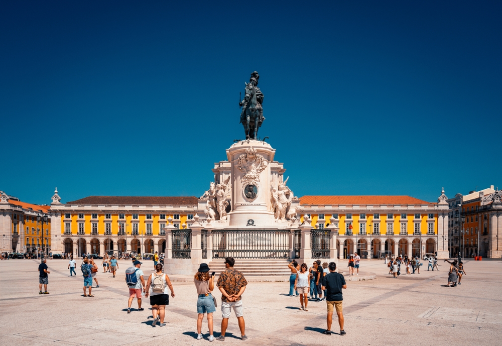 Turistas em Lisboa