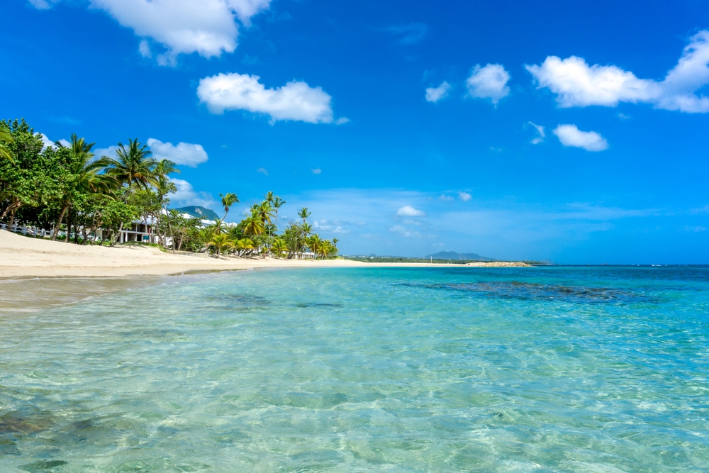 Praia de Puerto Plata na República Dominicana