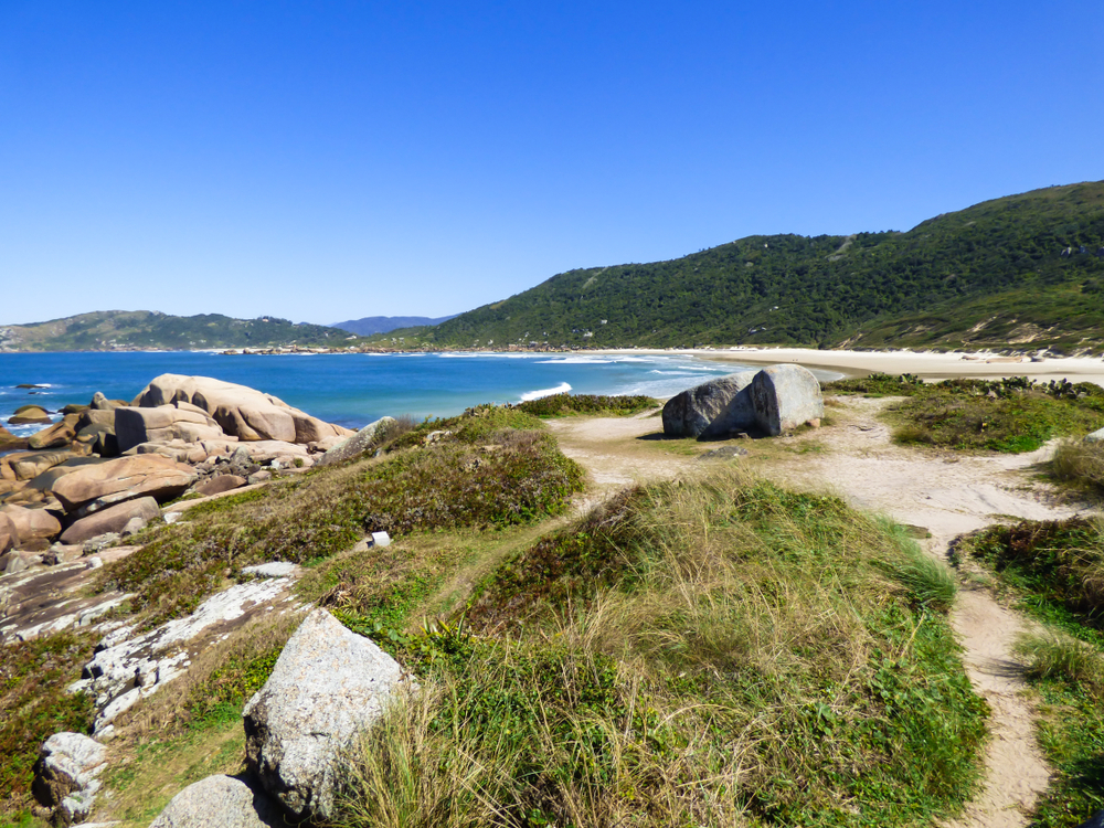 Praias de nudismo no Brasil: Praia da Galheta, Santa Catarina