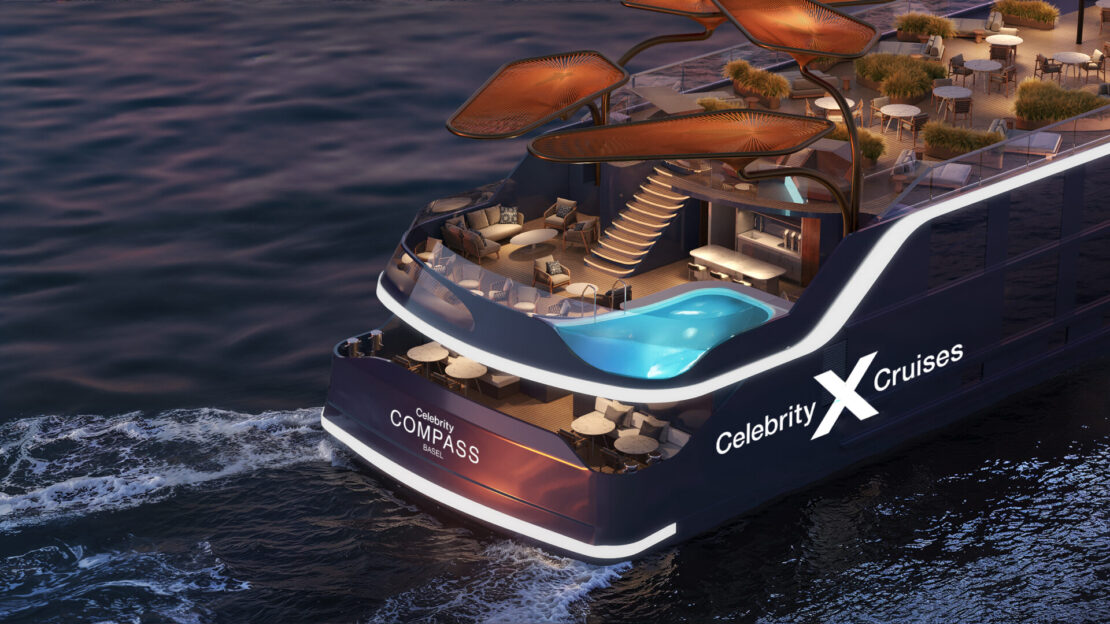 Celebrity Cruises anuncia navios fluviais revolucionários
