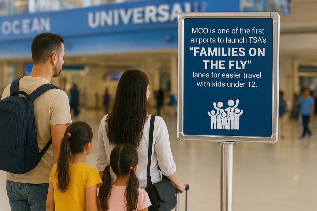 Aeroportos dos EUA agora têm filas rápidas para famílias