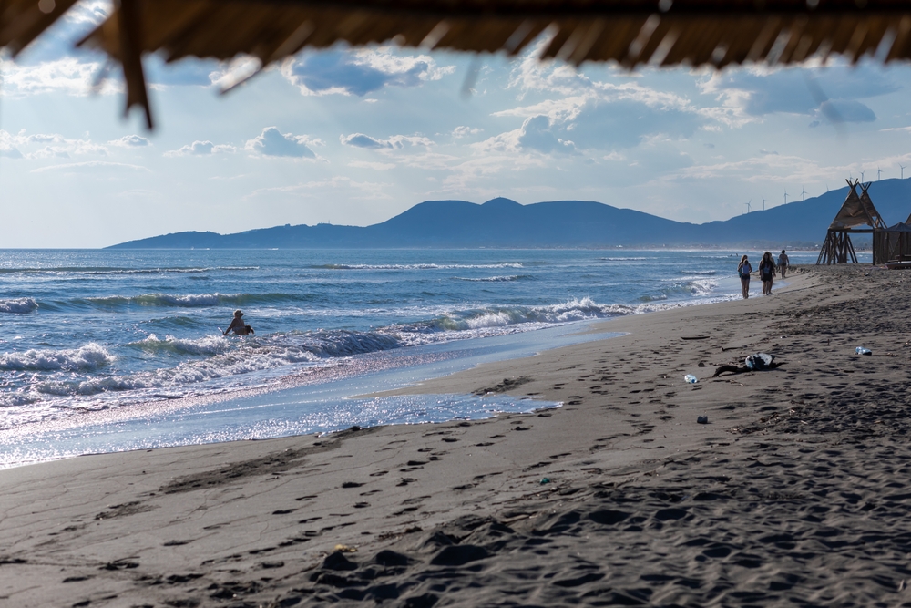 Montenegro: Praia Ada Bojana em Ulcinj