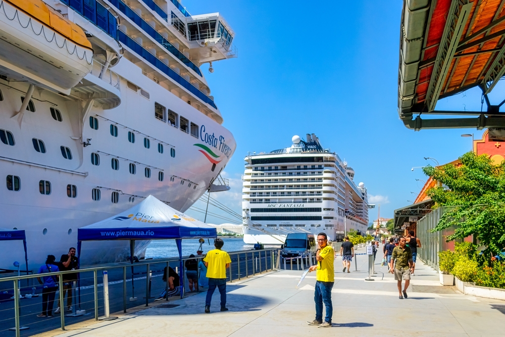 portos brasileiros passam por transformação para receber mais turistas.