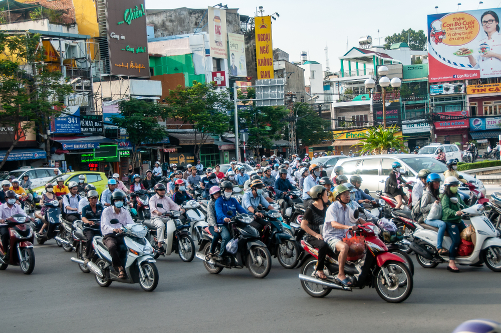 Motos em Ho Chi Minh