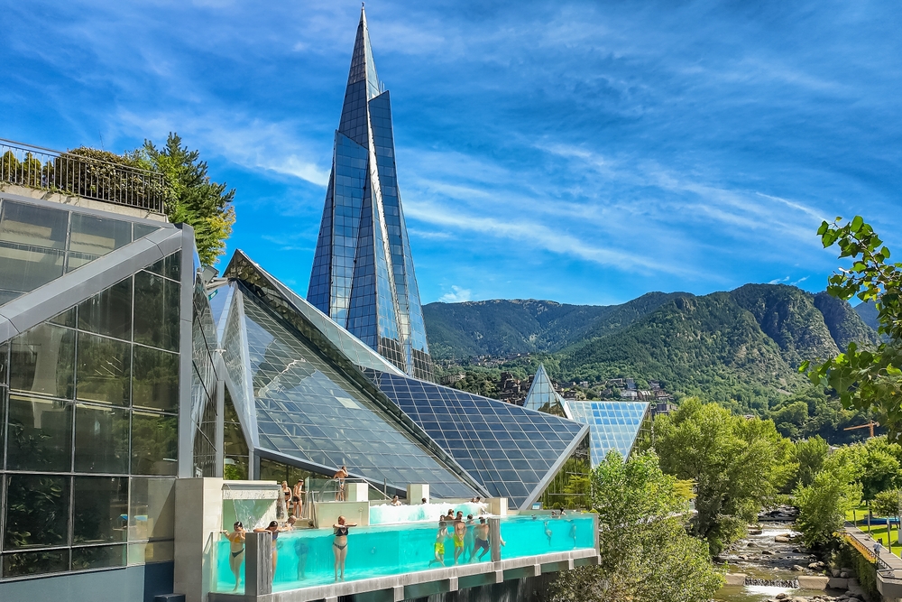 Complexo de spa Cadea no principado de Andorra
