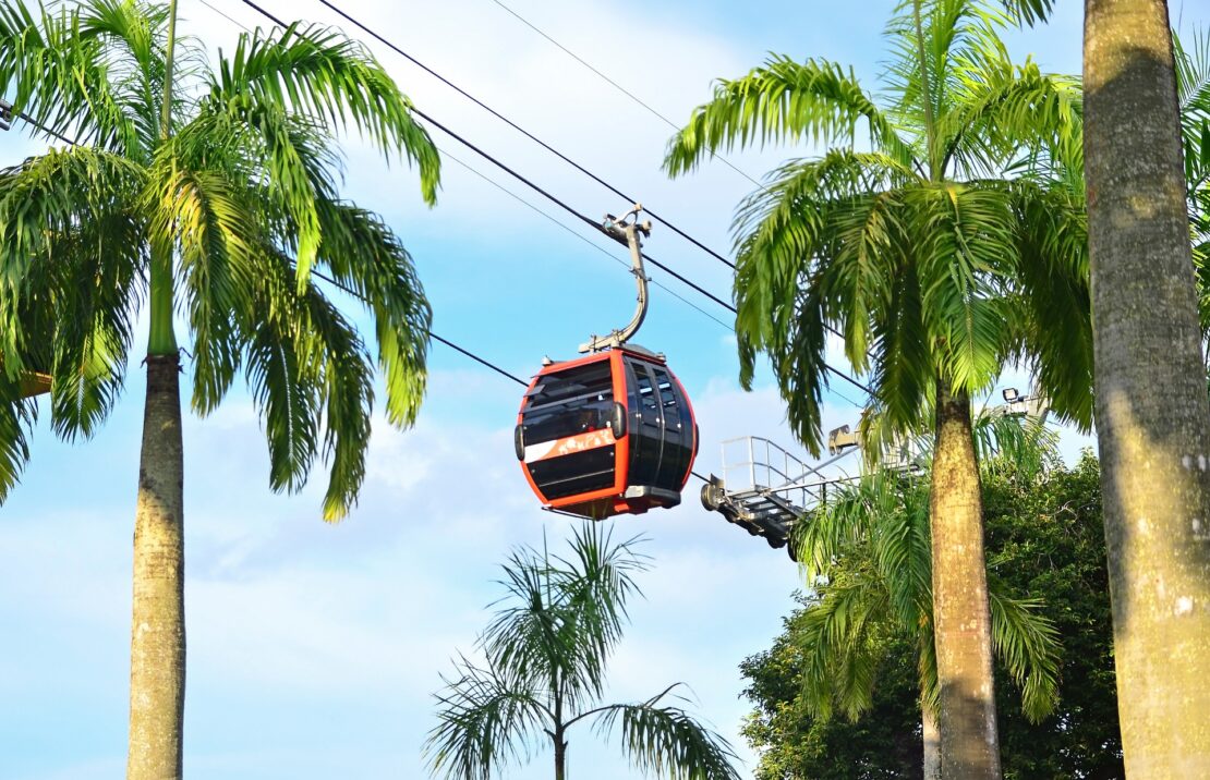 Descubra Singapura: teleférico em Sentosa Island