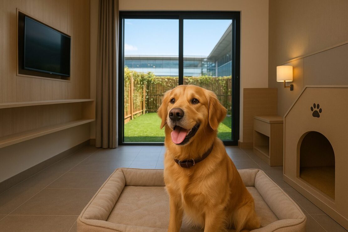 Aeroporto de Fiumicino inaugura hotel de luxo para cães