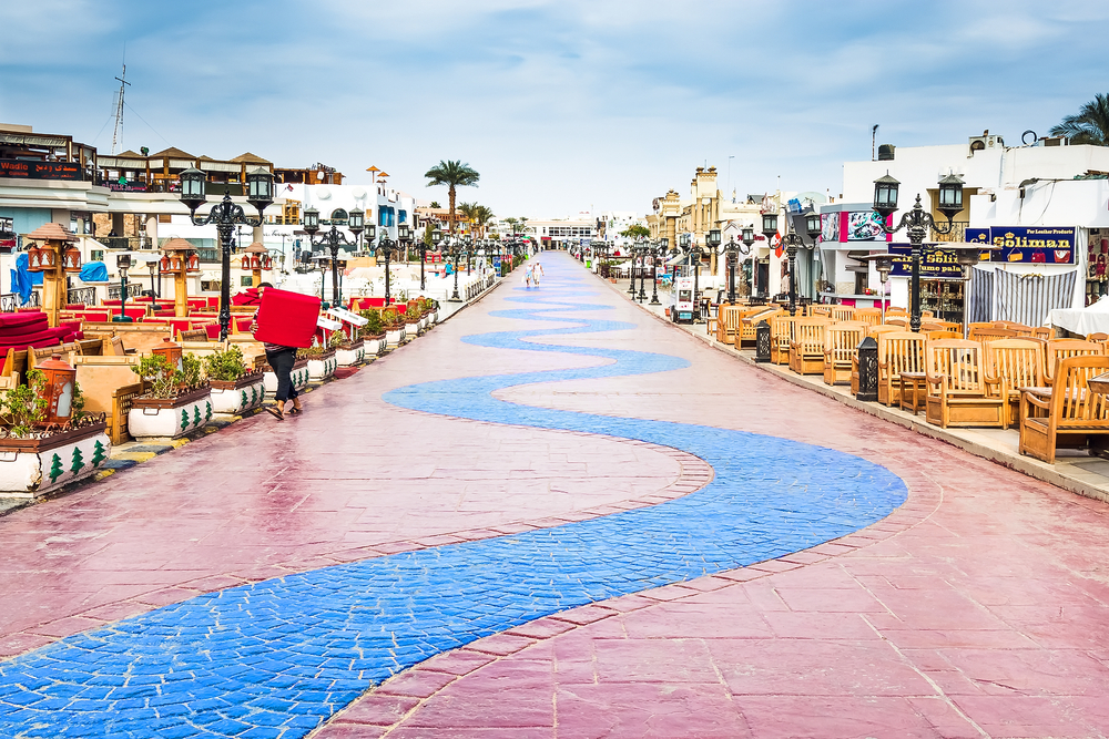 Baía de Naama destaca-se como a maior praia de Sharm El Sheikh
