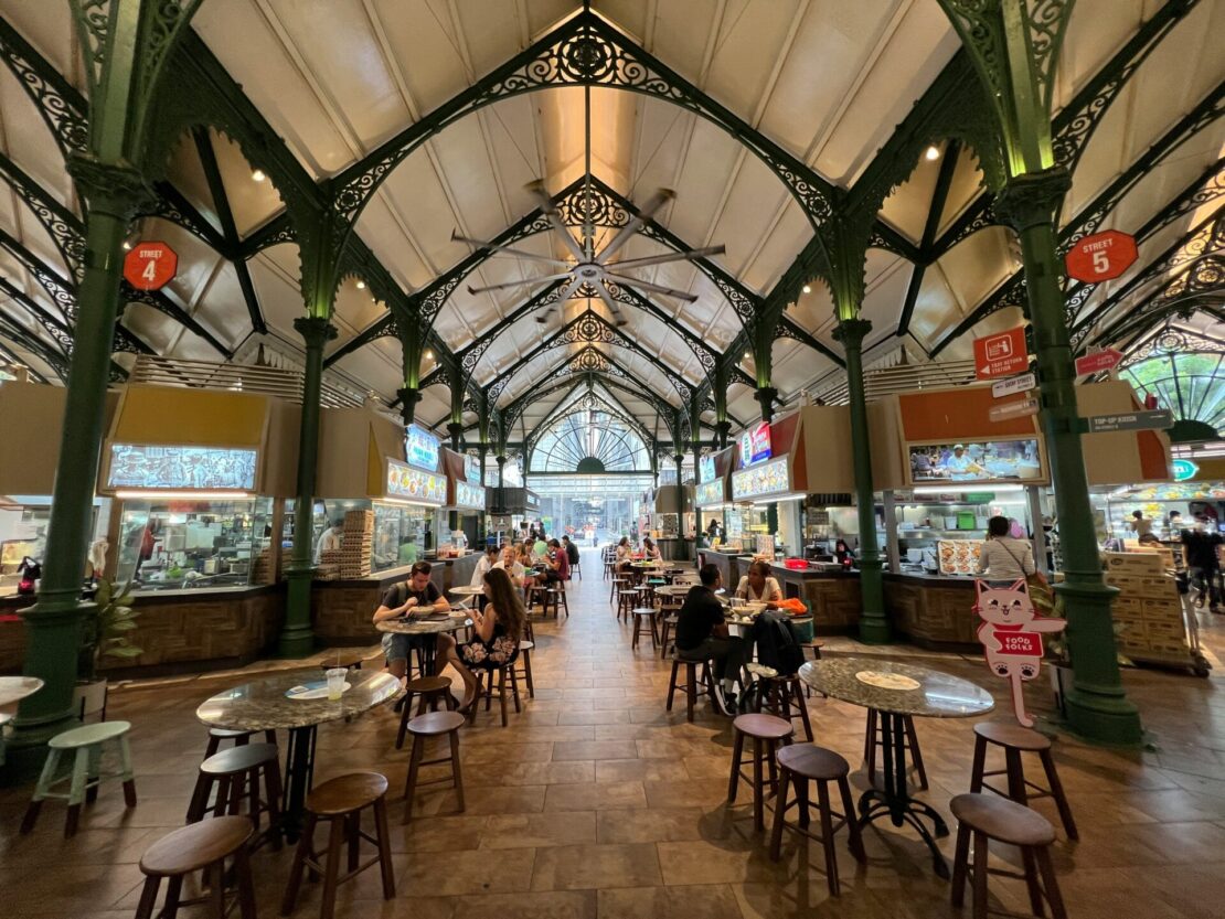 Singapura: hawker center
