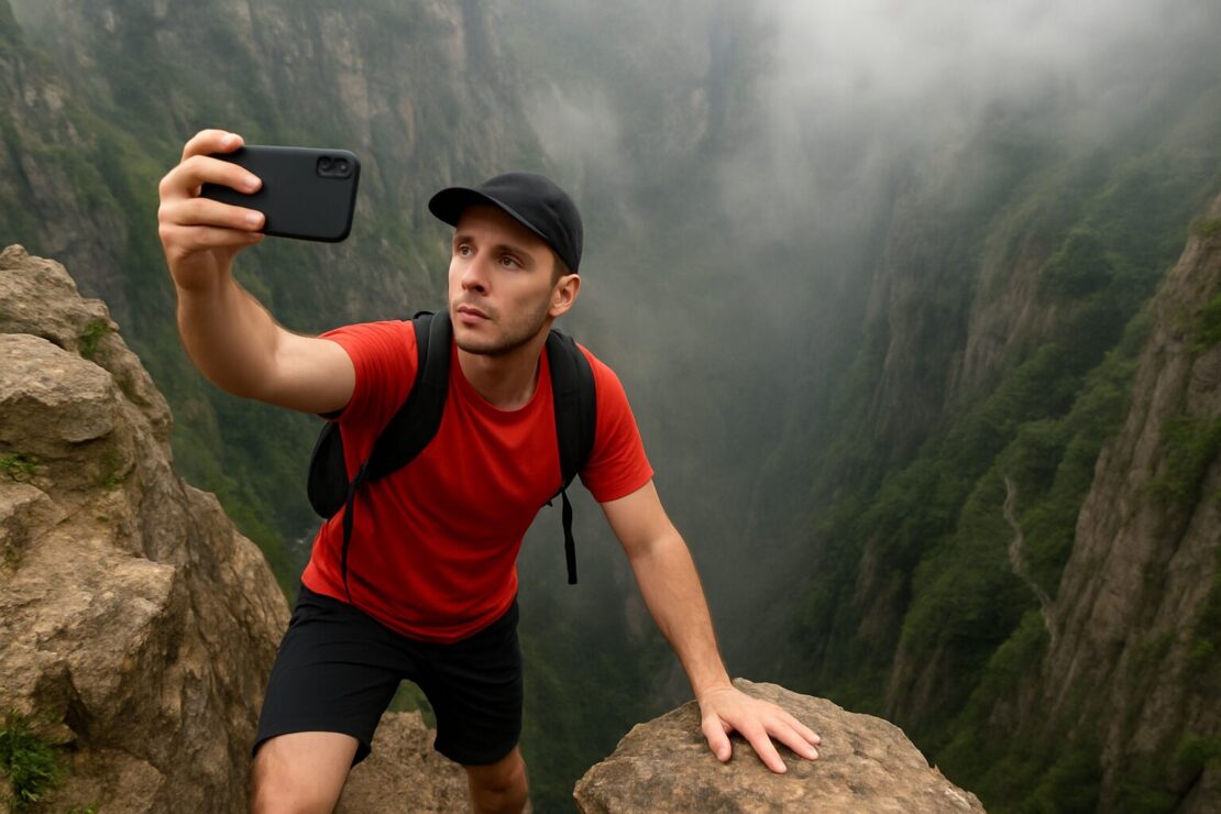 Turistas ignoram riscos para selfies e acidentes crescem
