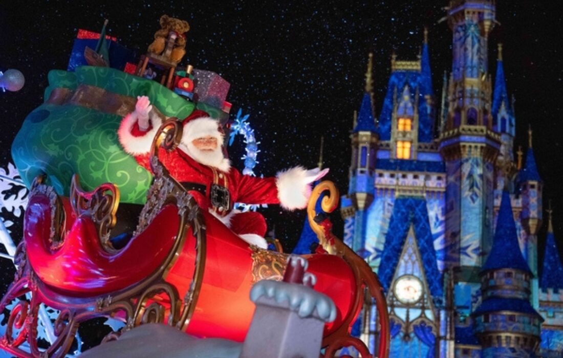 Natal no parque da Disney MagicKingdom