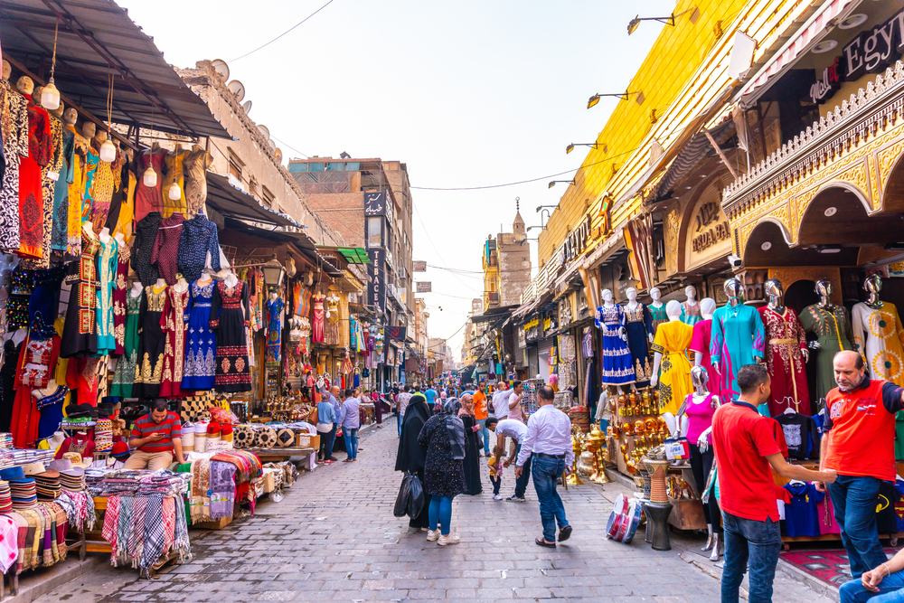 Bazar Khan el-Khalili em Cairo
