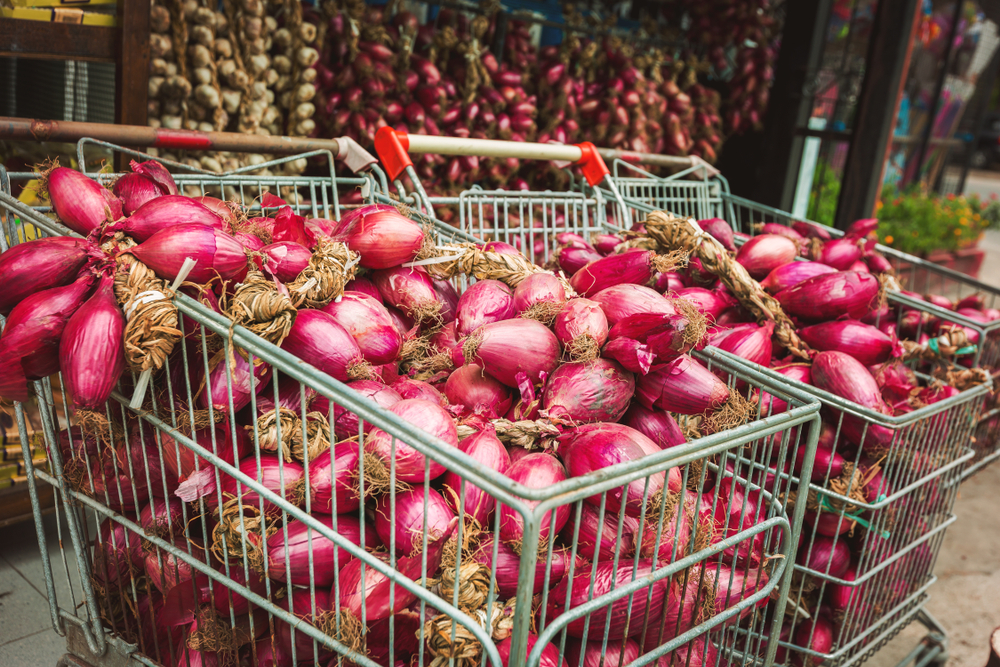 Cebolas roxas da Calábria