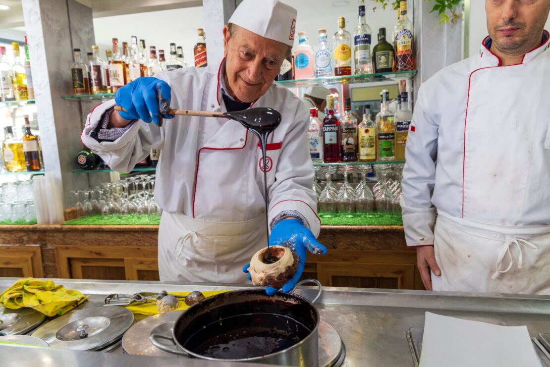 Sorvete Tartufo di Pizzo é atração em Tropea