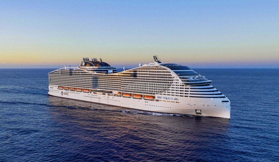 MSC World Asia estreia em 2026 com nova Royal Duplex Suite