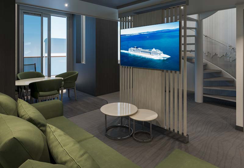 MSC World Asia estreia em 2026 com nova Royal Duplex Suite