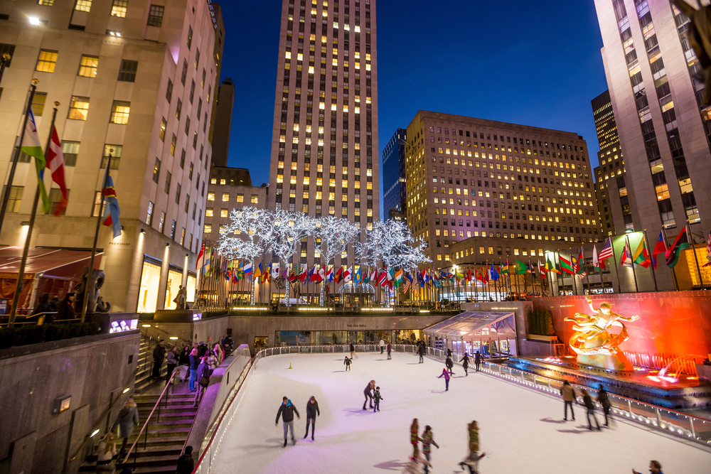 Rockefeller Center cria área exclusiva sob árvore de Natal