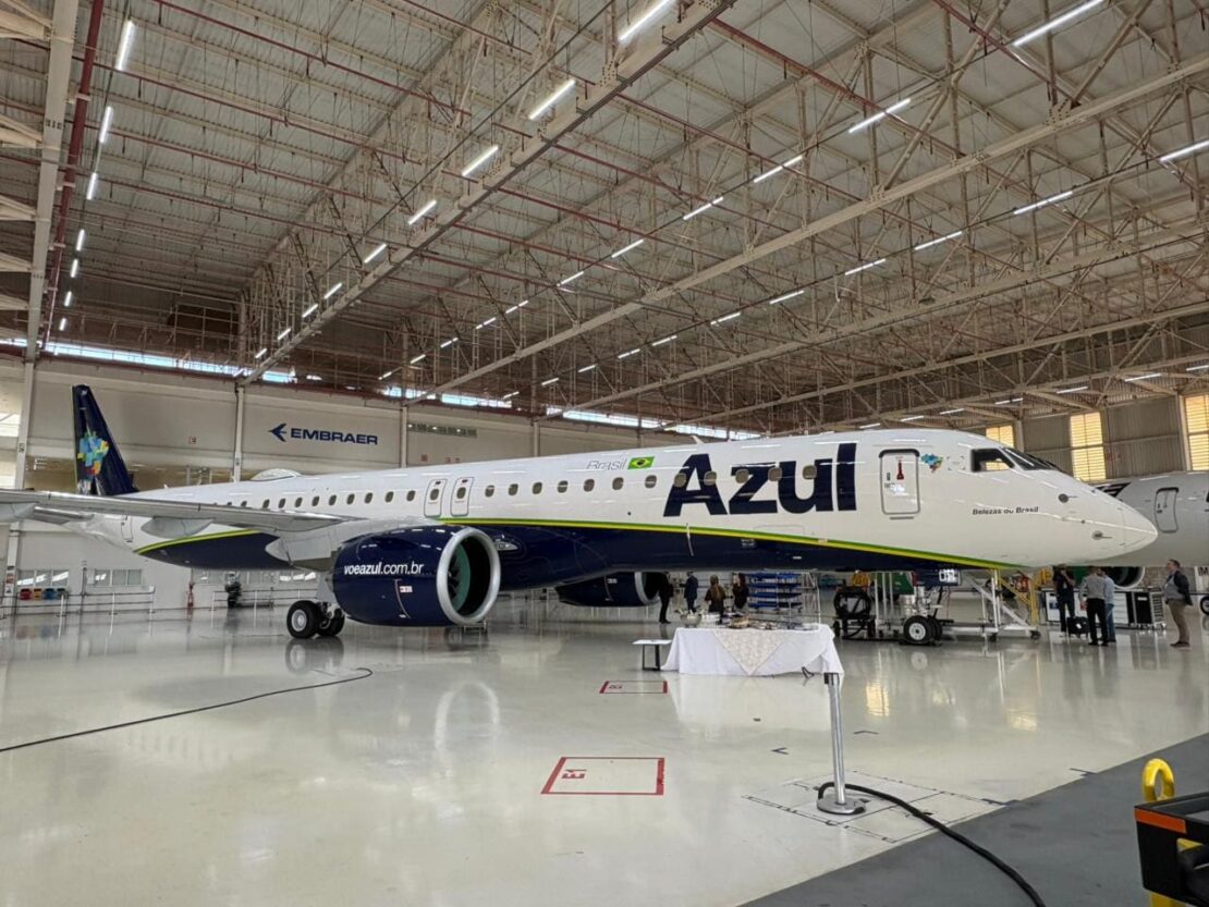 Azul estreia E195-E2 e avança na modernização da frota