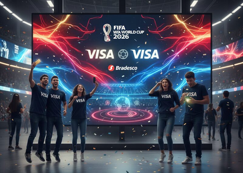 Visa e Bradesco sorteiam 100 viagens para a Copa 2026