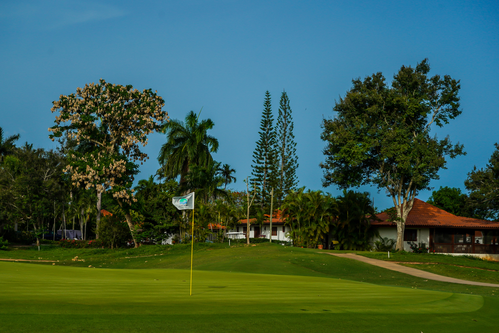 Campo de golfe em La Romana, República Dominicana