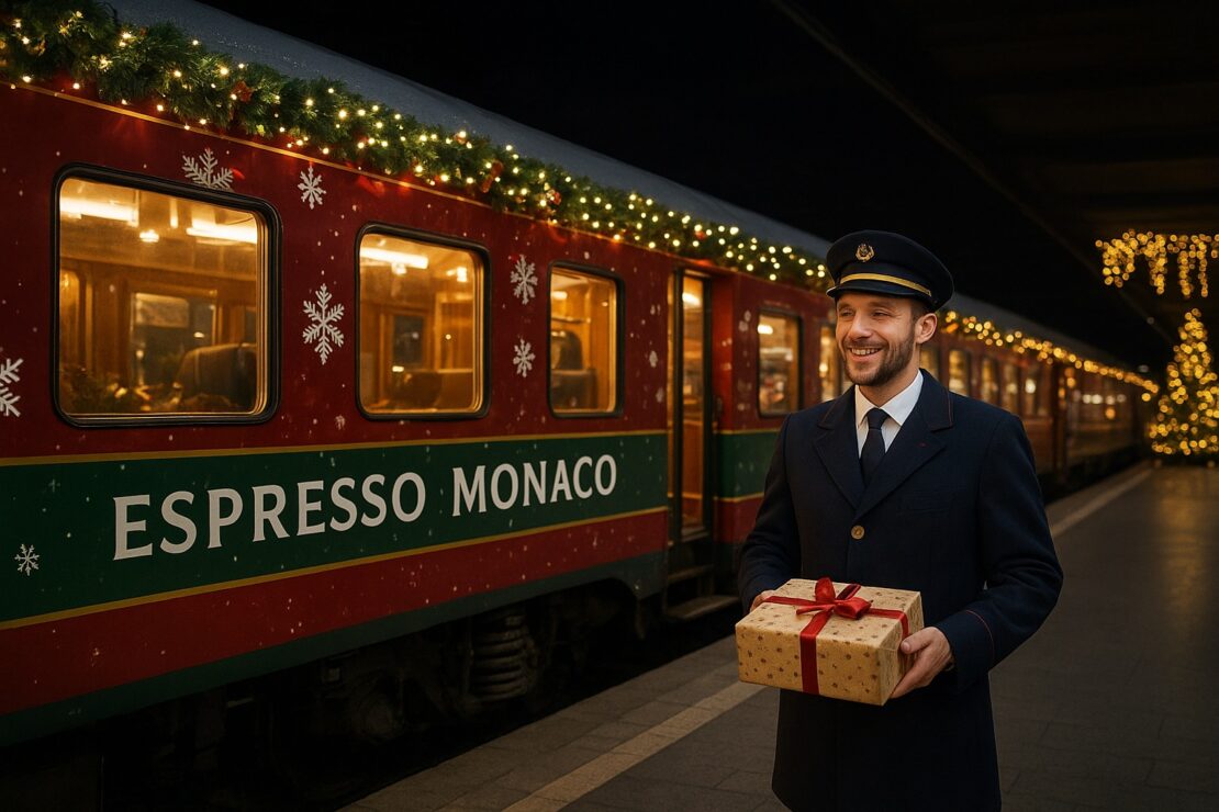 Trem noturno conecta Roma aos Mercados de Natal de Munique
