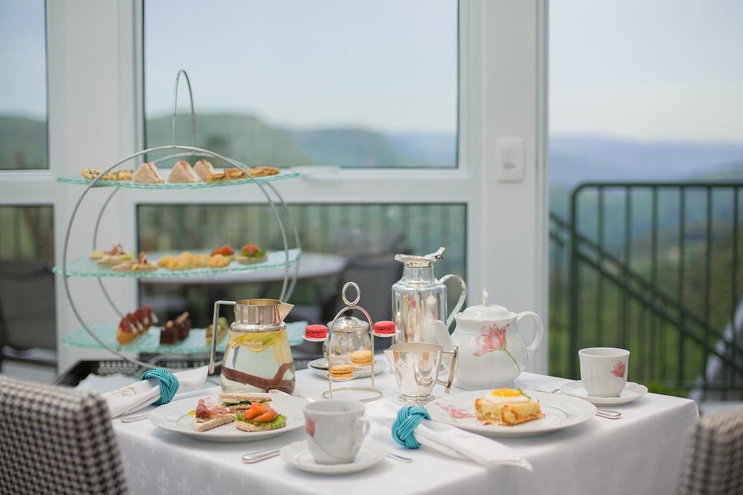 Chá da tarde no Castelo Saint Andrews