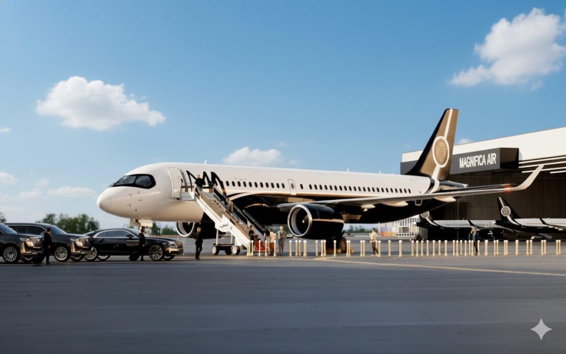 Magnifica Air promete luxo acessível em voos dos EUA