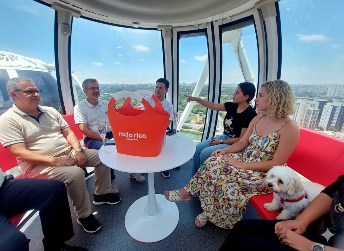 Roda Rico oferece vista panorâmica de São Paulo