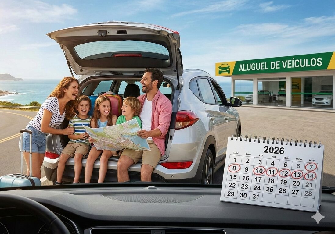 2026 terá feriadões ideais para viagens de carro
