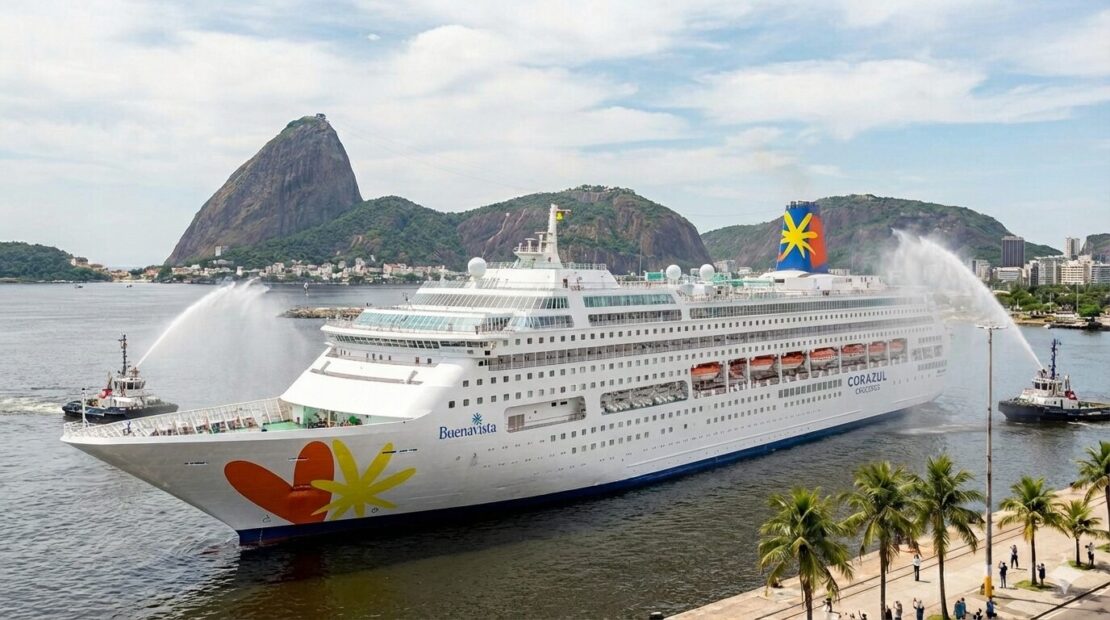 Corazul Cruceros chega ao Brasil para a temporada de cruzeiros