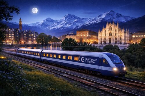 Trem noturno vai ligar Amsterdã e Milão