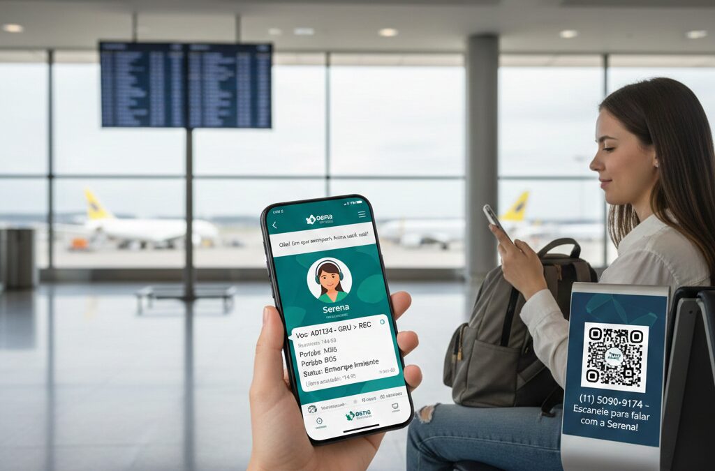 Aena lança chatbot Serena no WhatsApp para consultas