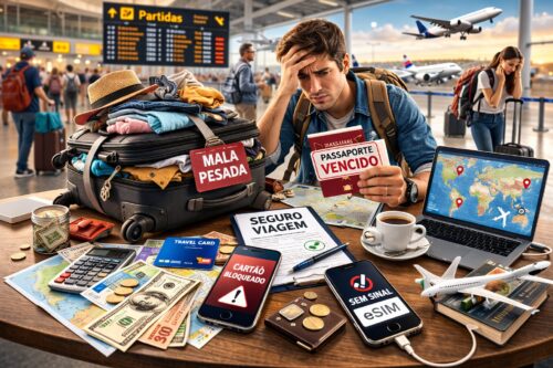10 erros que arruínam a primeira viagem internacional — e como evitá-los