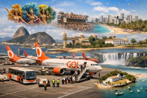 Gol reforça malha aérea para o Carnaval 2026