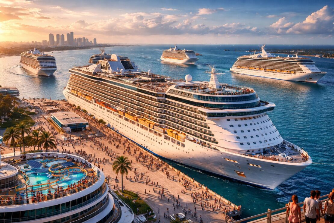 Mercado de cruzeiros cresce apesar dos desafios globais