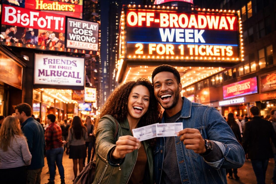 NYC Off-Broadway Week 2026 oferece ingressos duplos em março
