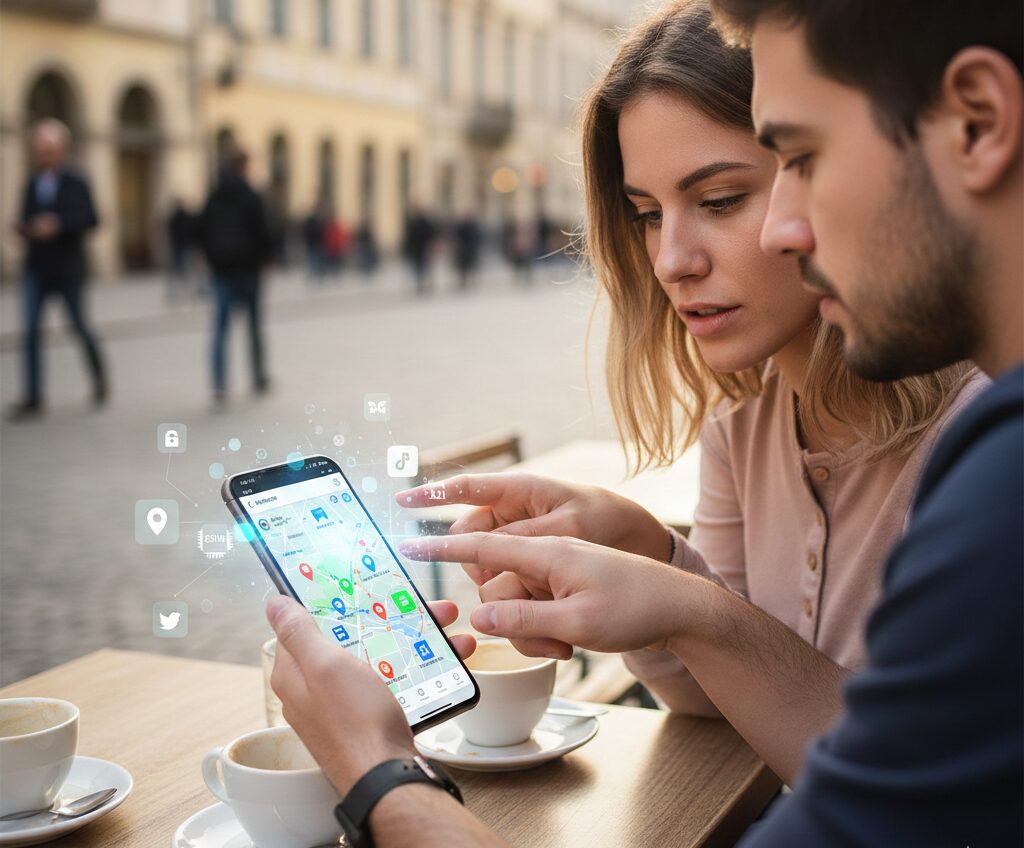 Viajantes brasileiros planejam roteiros em tempo real pelo celular
