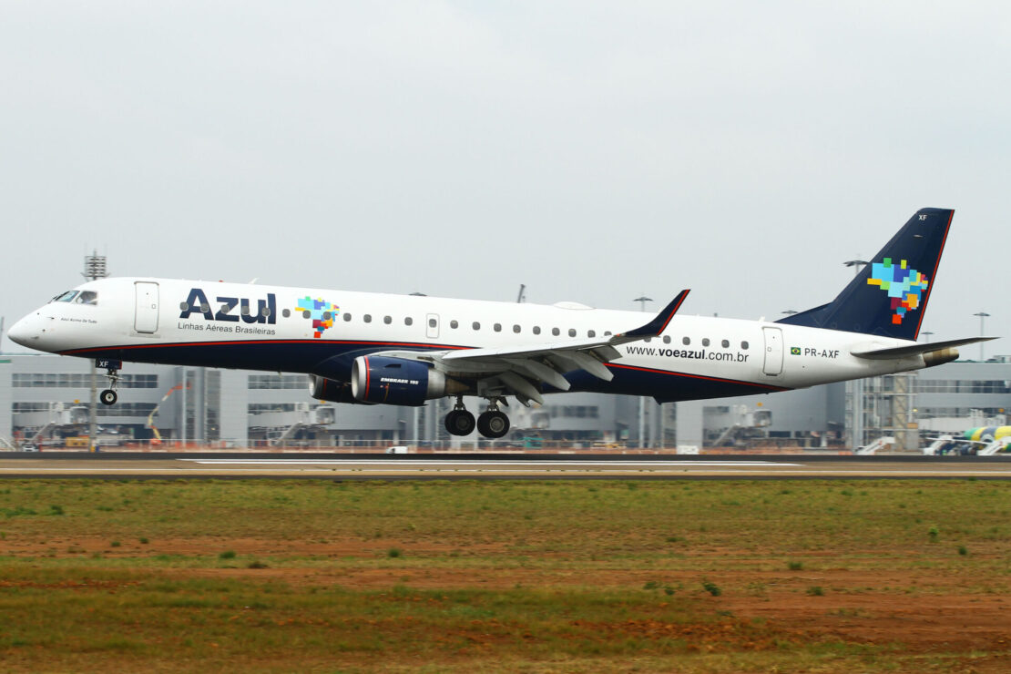 Azul registra recorde histórico de passageiros em janeiro