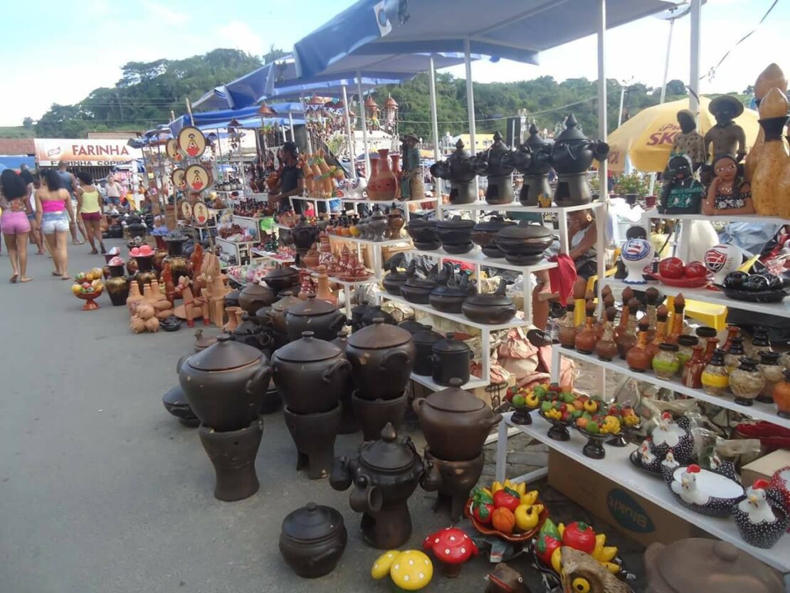 Feira de Caxixis em Nazaré na Bahia