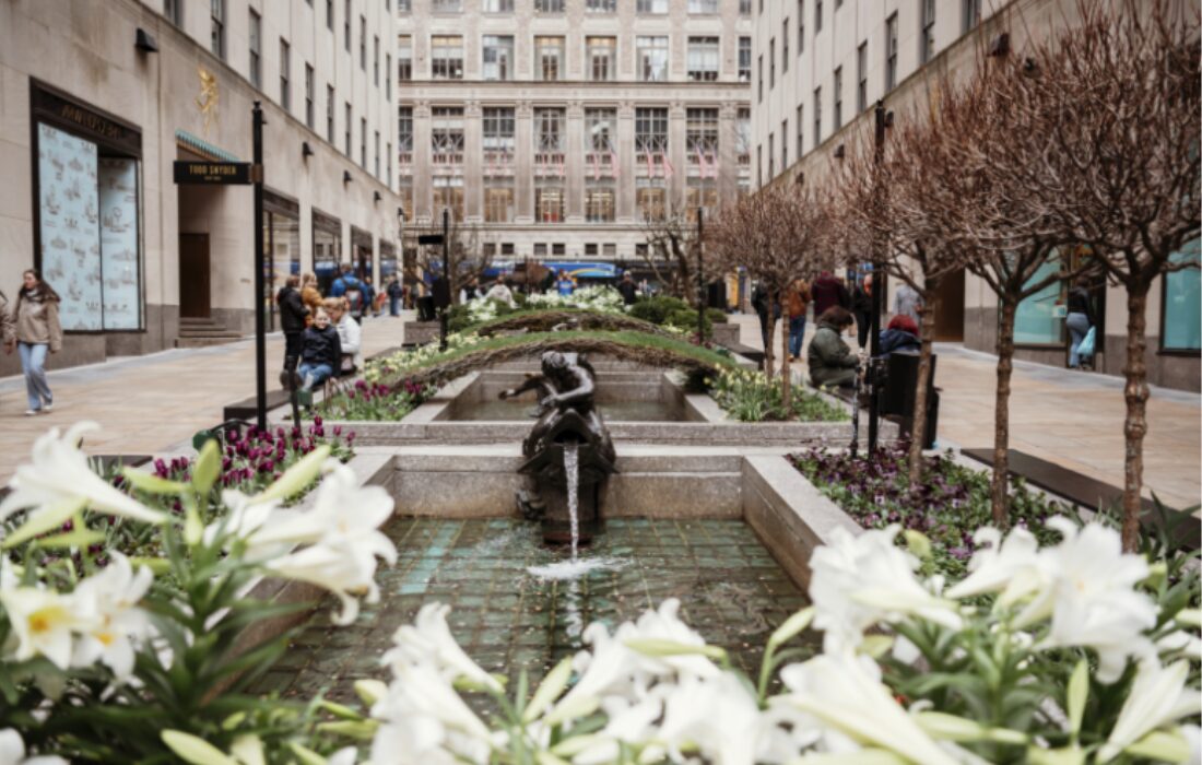 Saiba o que fazer no Rockefeller Center na primavera em Nova York.