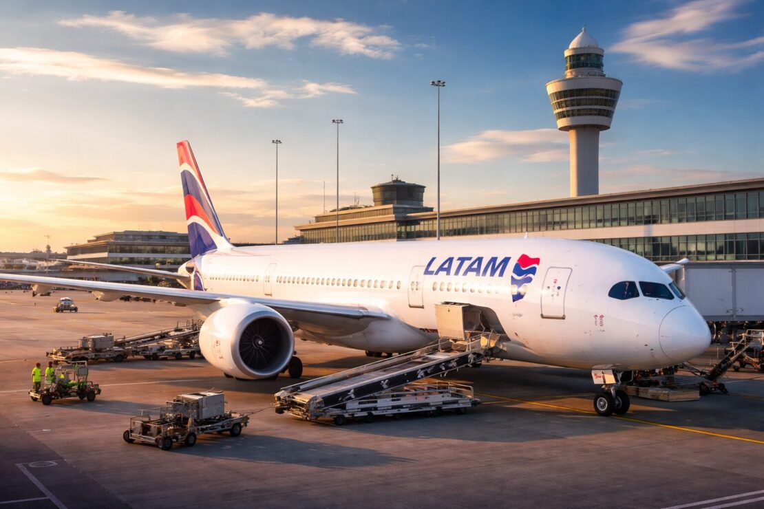 LATAM inaugura rota para Amsterdã com alta ocupação
