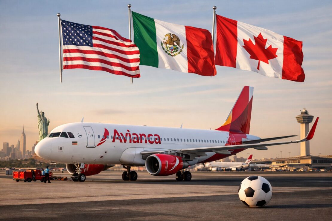 Avianca amplia voos e conecta torcedores na Copa